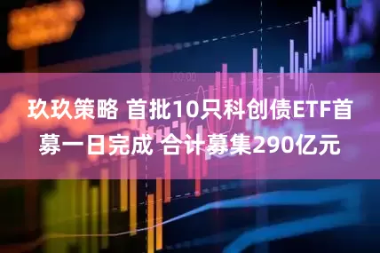 玖玖策略 首批10只科创债ETF首募一日完成 合计募集290亿元